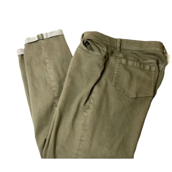 Two by Vince Camuto Jeans Light Green Roll Cuff Stretch Skinny Leg Size 31 - Picture 10 of 13